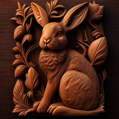 3D model bunny (STL)